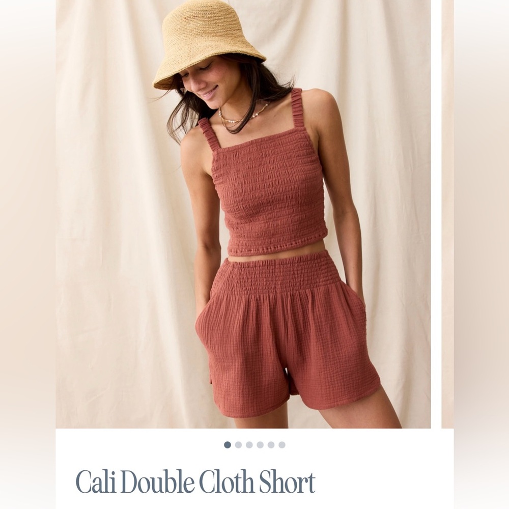 Marine layer women’s Cali double cloth shorts extra small